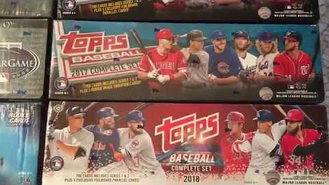 Topps Complete Set Showcase!!  46 Years Worth!!