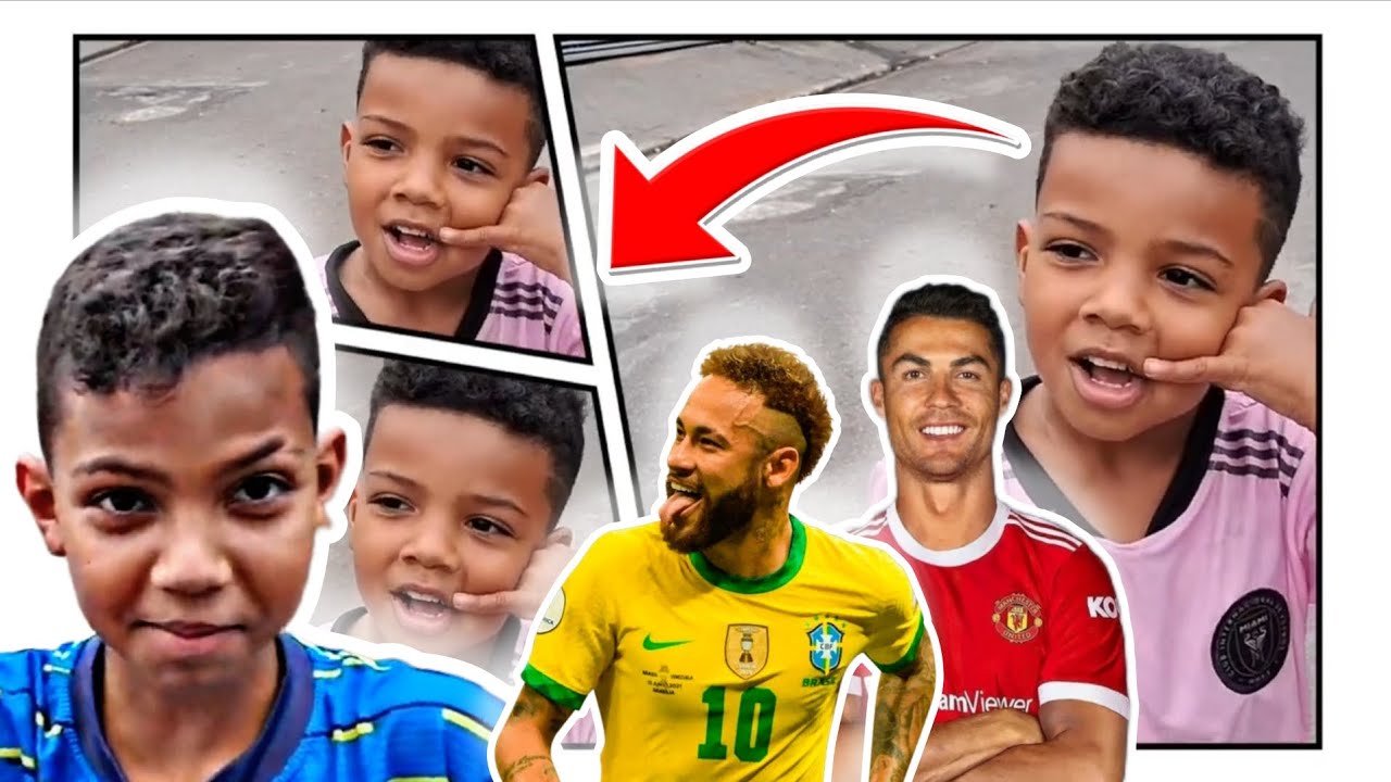 Futebol Kids Pedrinho NEYMAR VS Thony CR7 | Tropa do Fute