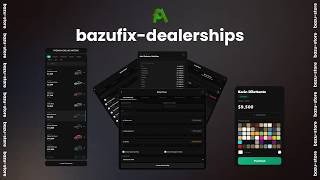 BazuFix Dealerships | Fivem Advanced Dealership System | QB QBX ESX
