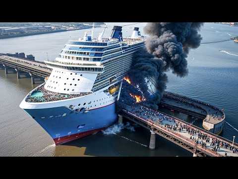 Biggest Ship Collisions and Mistakes Caught on Camera | Best of Month