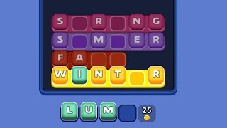 Sort Letters 3D (by Dark Matter) IOS Gameplay Video (HD)