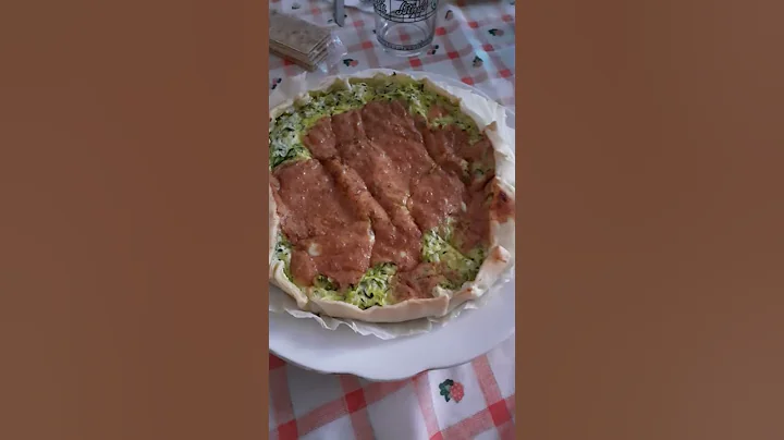 Torta salata alle zucchine e ricotta