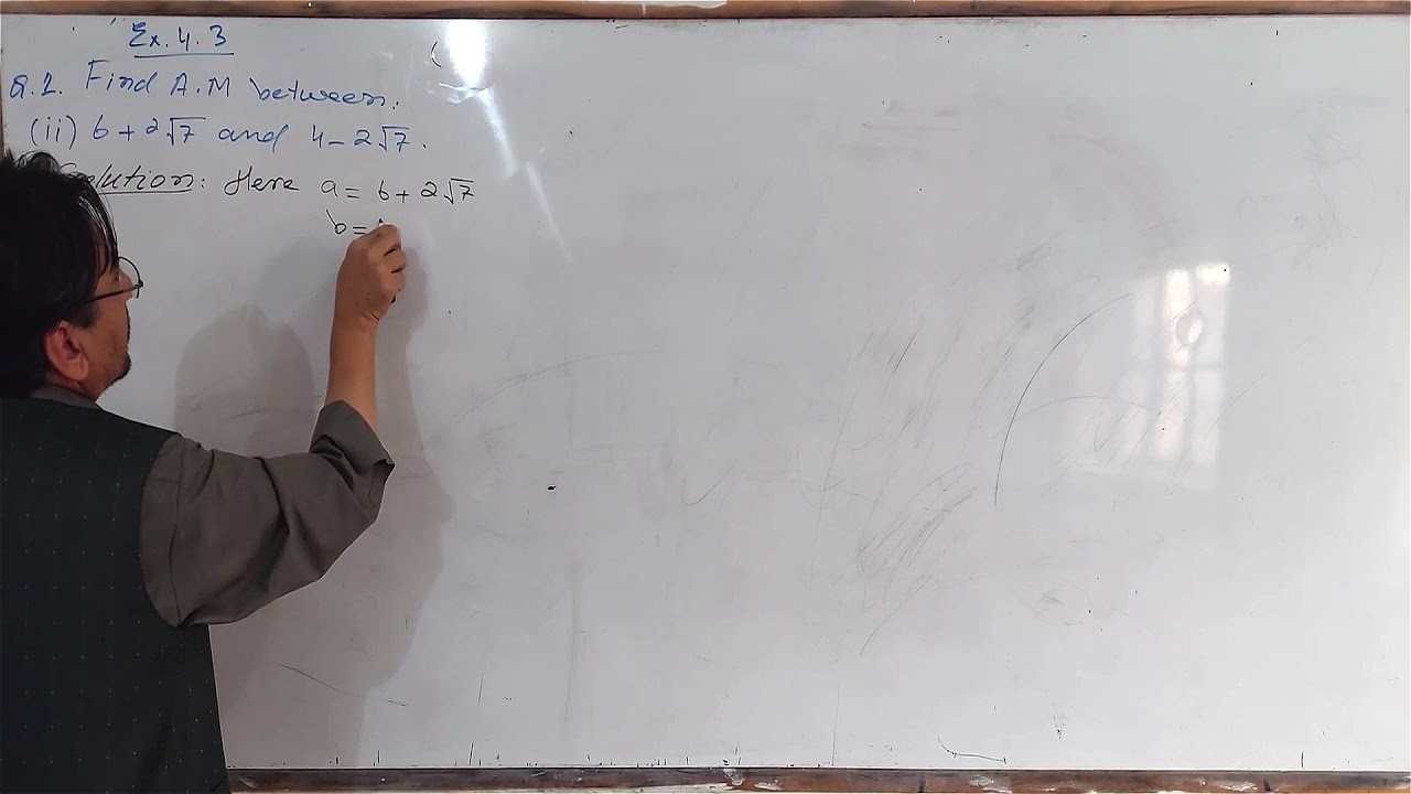 11th Math Exercise 4.3 Question 1 |  class 11th maths chapter 4 exercise 4.1 question number 7