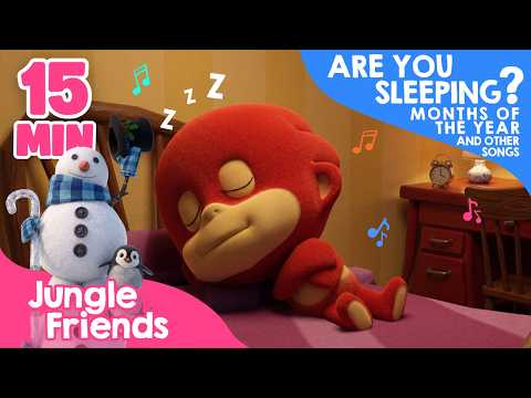 Are You Sleeping, Month of The Year, and Other Songs - 4K - 15 Minutes of Nursery Rhymes Compilation