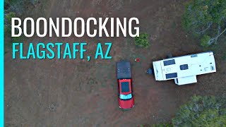 Boondocking Flagstaff, AZ (Dispersed Camping) | Downtown Flagstaff | Full Time RV Living | RYJ