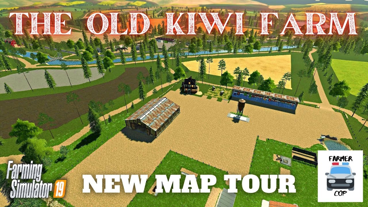 "Old Kiwi Farm" New Mod Map Tour in Farming Simulator 19