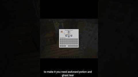 how to make potion of regeneration in minecraft