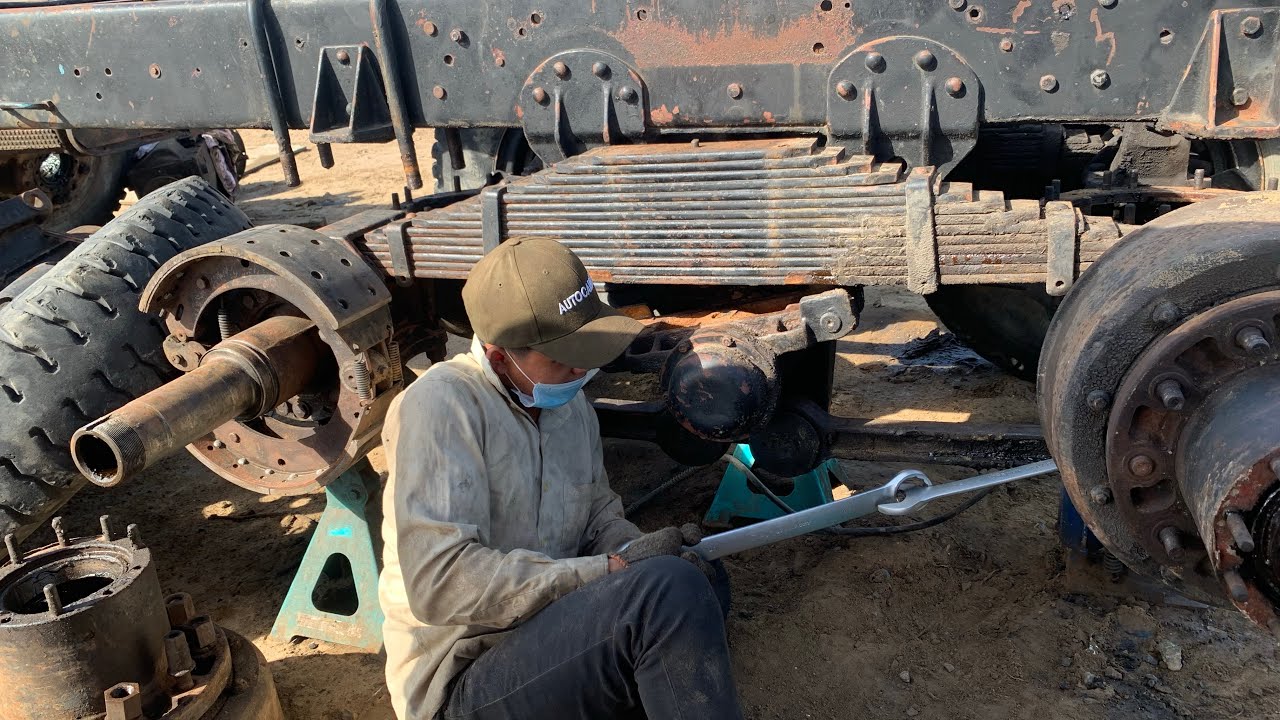 Làm nhíp xe Reo đầu kéo về zin M52A2 Truck  @REO ​