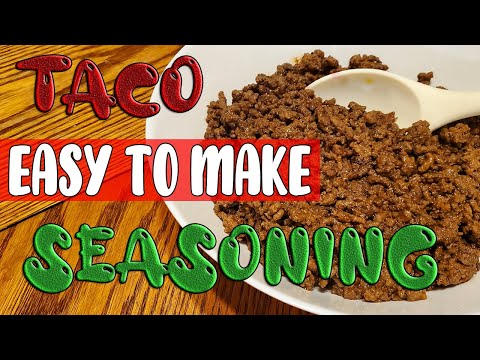 Make Taco Seasoning Mix - YouTube
