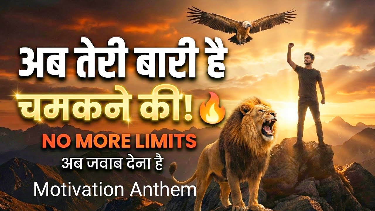 अब तेरी बारी है चमकने की! 🔥 | Powerful Motivational Song | Motivation Anthem | Never Give Up