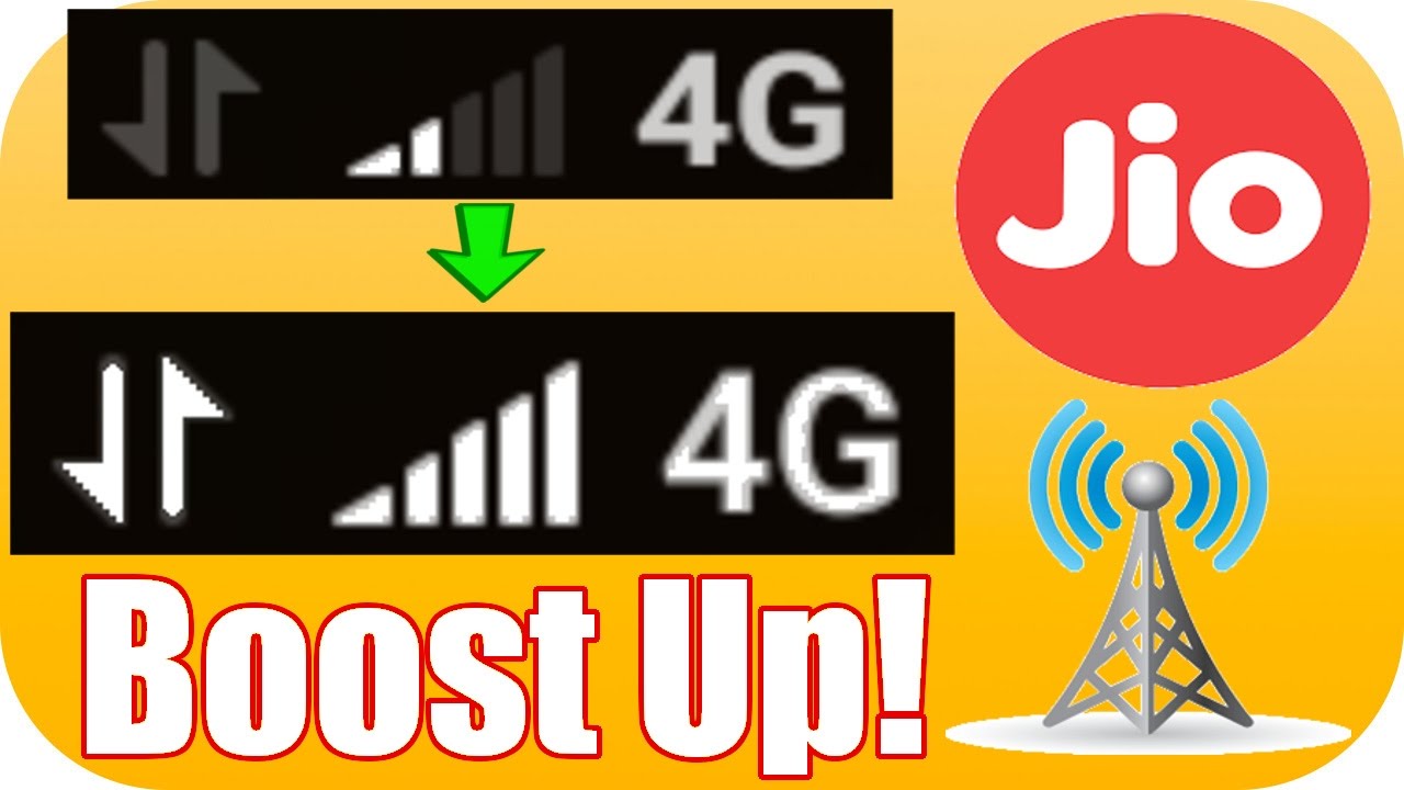How to Increase Jio 4g Network । Get Full Network YouTube