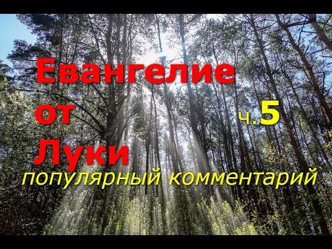 Евангелие от Луки. Популярный комментарий. Часть 5