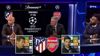 Atletico Madrid vs Arsenal 1-1 🔥 | Thierry Henry Goes Crazy 😱 | Mikel Arteta on Penalty Incident