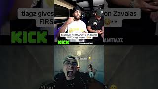 TIAGZ gives his THOUGHTS on ZAVALA’s NEW SONG “mujerrr”😳👀 #tiagz #zavalahimself #fyp #viral #kick