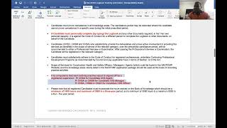 How To Complete SACPCMP Logbook for Can CHSO & CHSM.