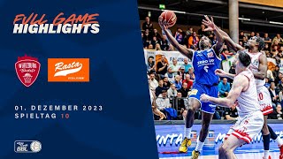 Würzburg Baskets Vs. Rasta Vechta - Full Game Highlights - Spieltag 10, Saison 2324