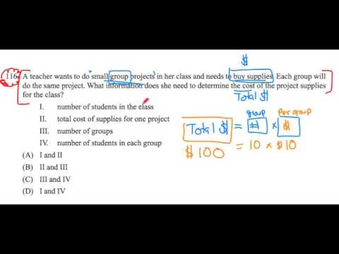 FTCE MATH WORKSHOP Sept 27th & 28th 2014 ~ Work Problems 2 ~ #116 GKT ...