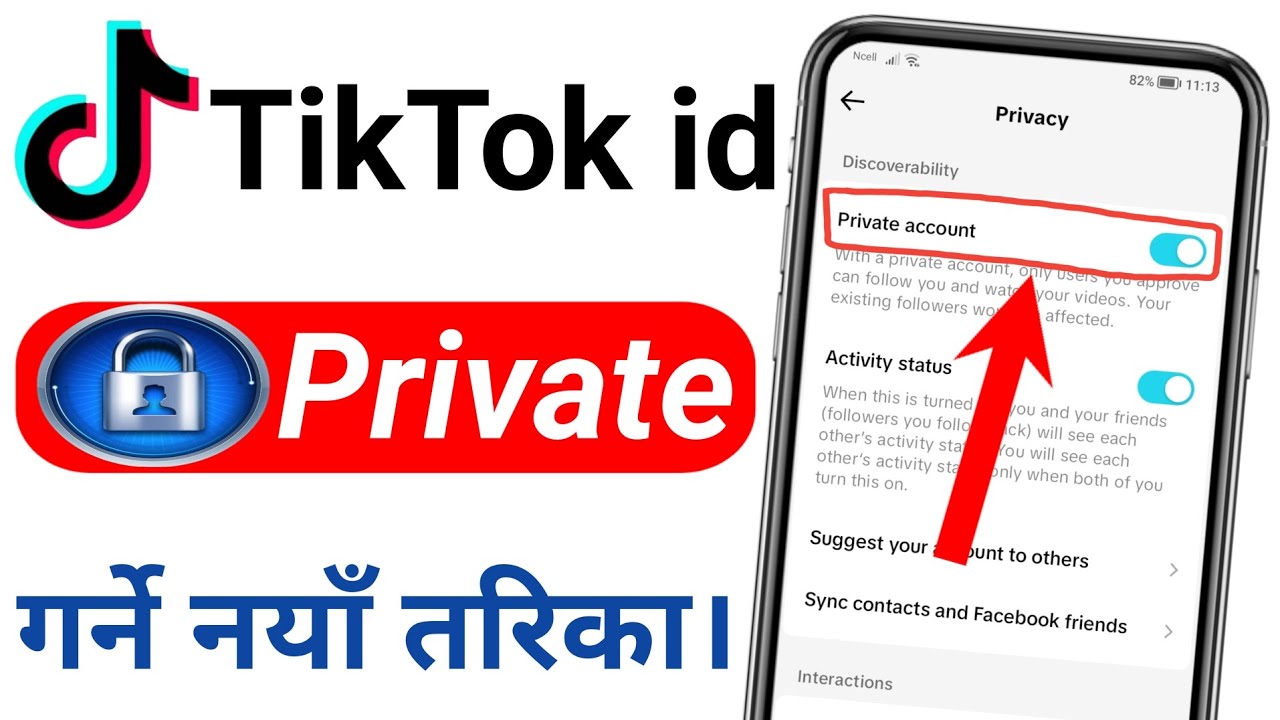 TikTok id Private Kasari Garne | How To Private TikTok id || TikTok id Private Garne Tarika