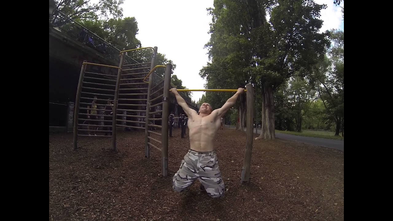 International Street Workout Vienna Austria - Training Video - Summer 2015 - 56 calisthenics full body workout