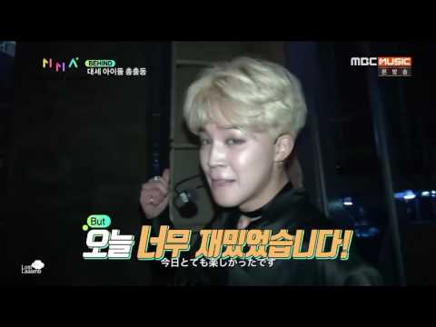 日本語字幕 161206 BTS MMA Behind その2