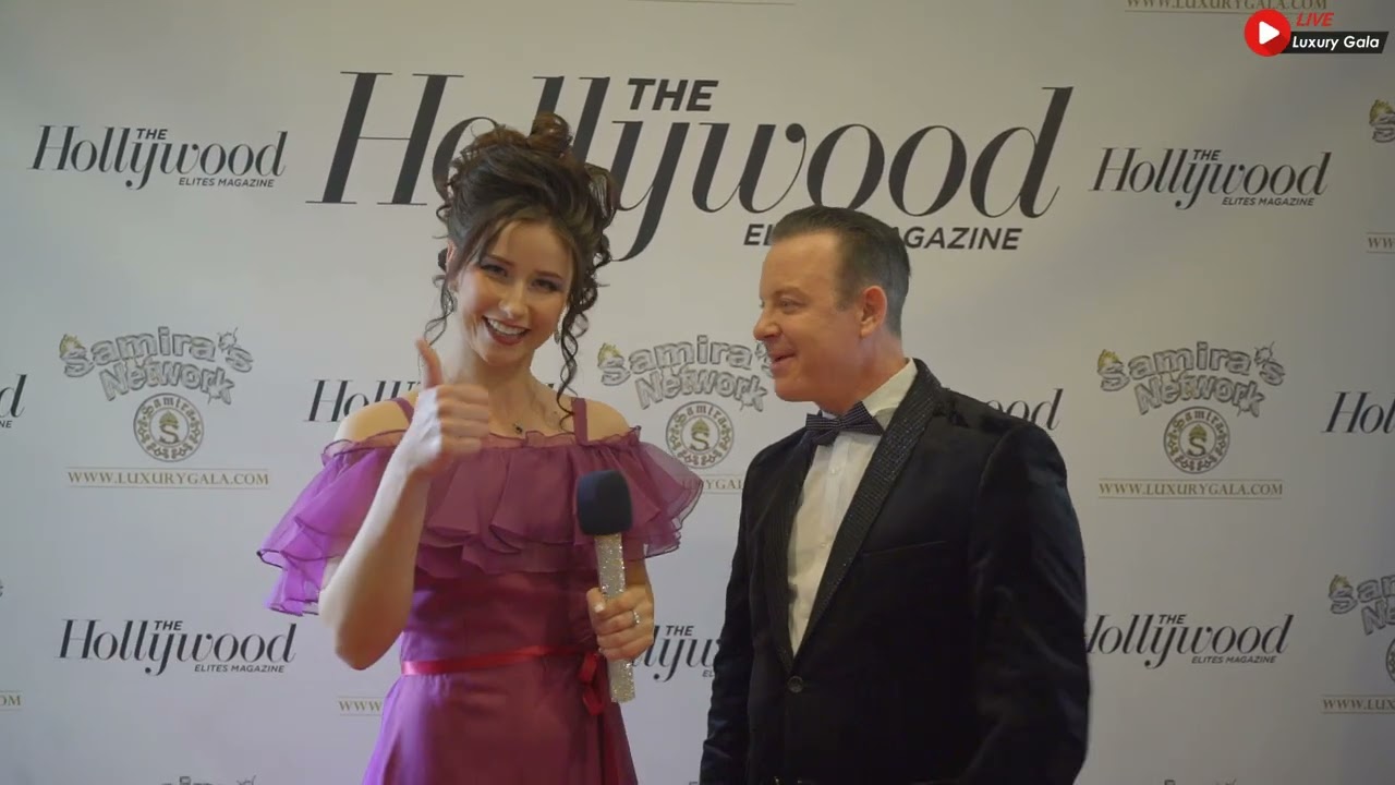 Luxury Gala 2025 - Douglas Vermeeren interview with Ava Rose on the red carpet