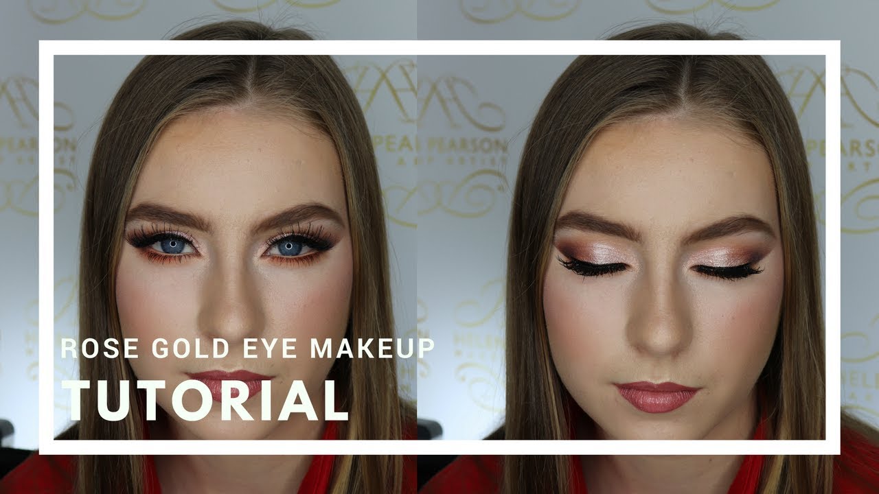 Rose Gold Smokey Eye Makeup Tutorial using the Jaclyn Hill Palette | ♡ Helen Pearson ♡