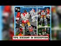 #QQT Toy Transformation Age of The Primes Superion 3D Printing Liberate Package Members Silverbolt