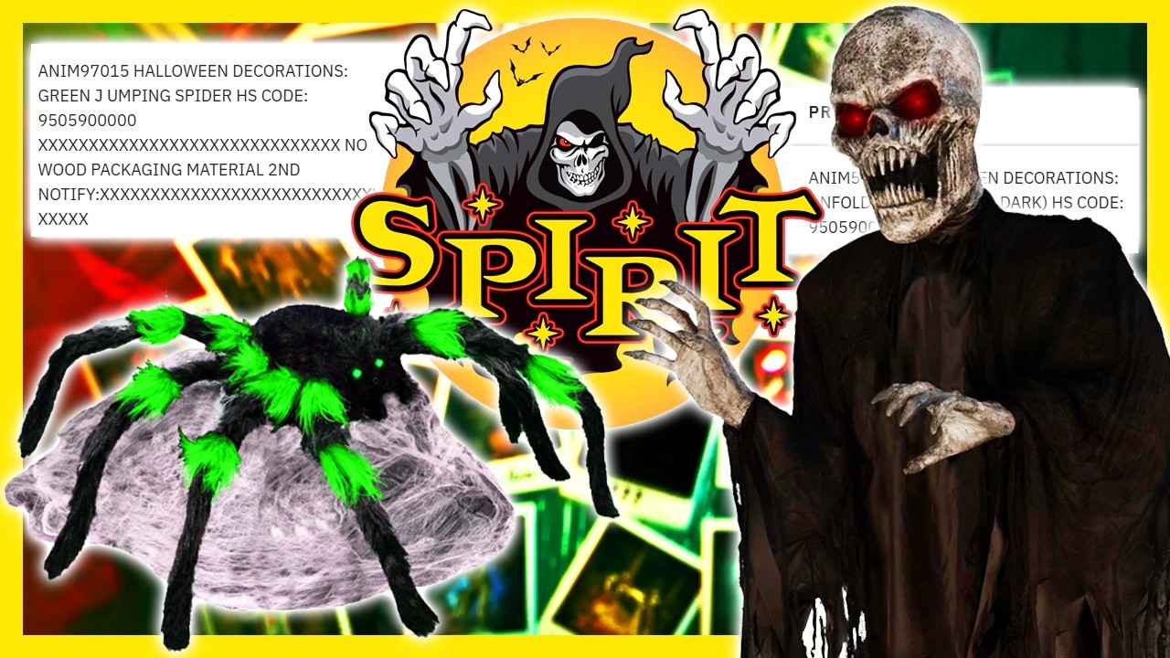 Spirit Halloween 2026 MR. DARK + GREEN JUMPING SPIDER CONFIRMED! (Animatronic Shipments)