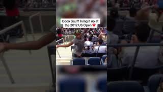 Throwback to 8-year-old Coco Gauff at the US Open 💃 (via @CocoGauff/TT) #shorts