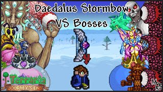 Post-Nerf Daedalus Stormbow VS Bosses - Terraria (1.4.4.9)