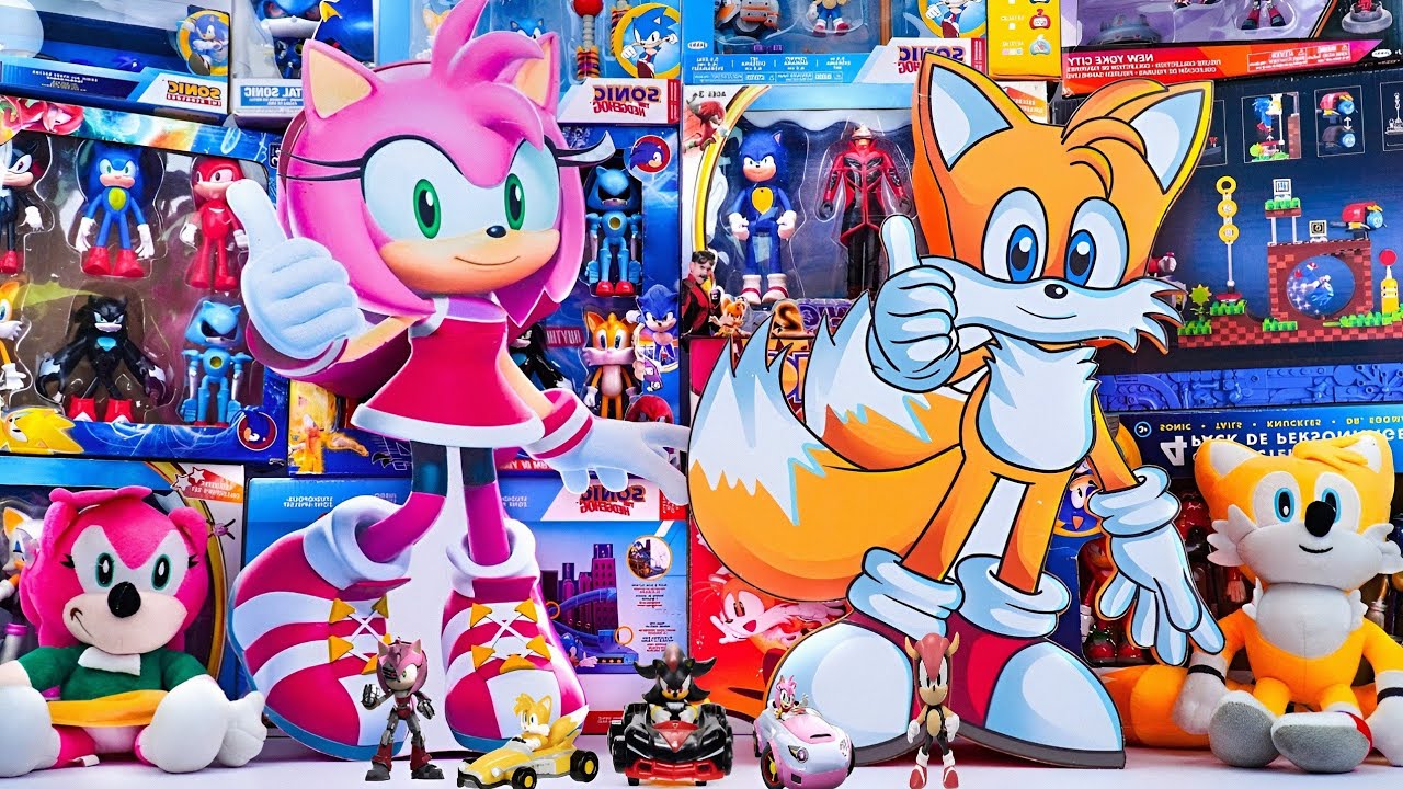 Sonic, Amy Rose & Tails Toy Unboxing | Relaxing ASMR Review 