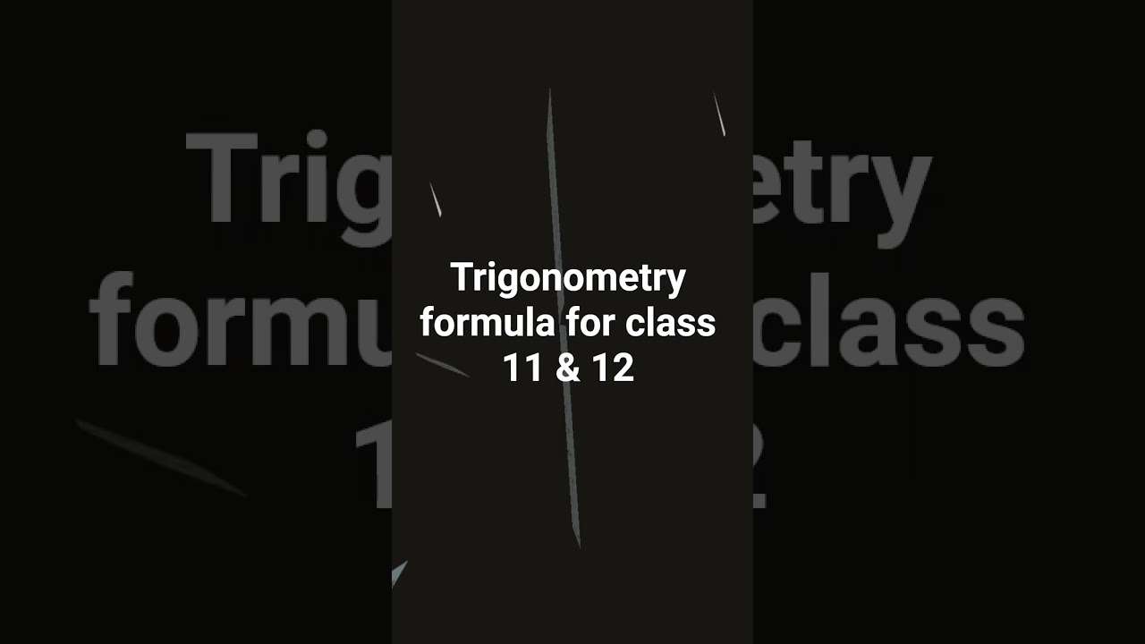 ## Trigonometry formula