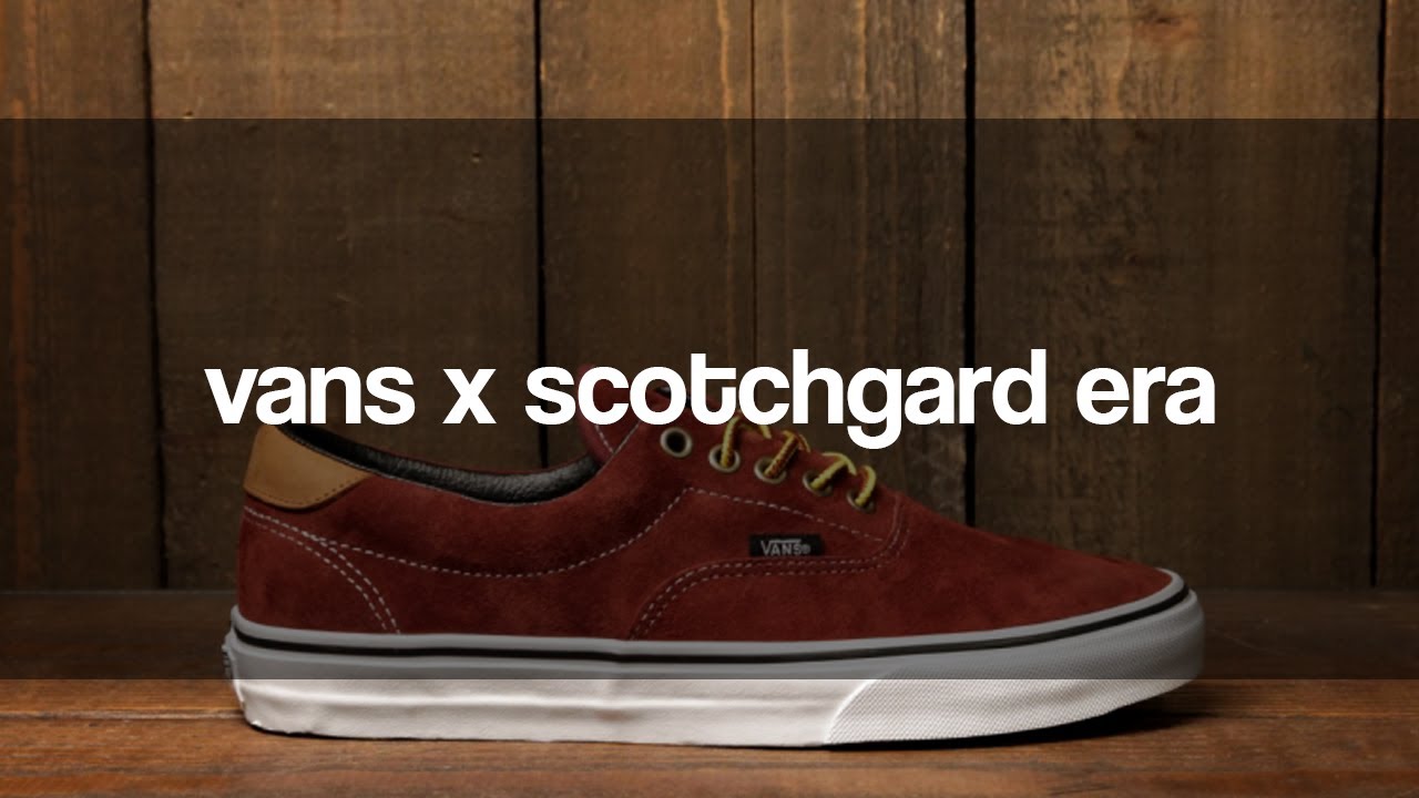 vans era scotchgard