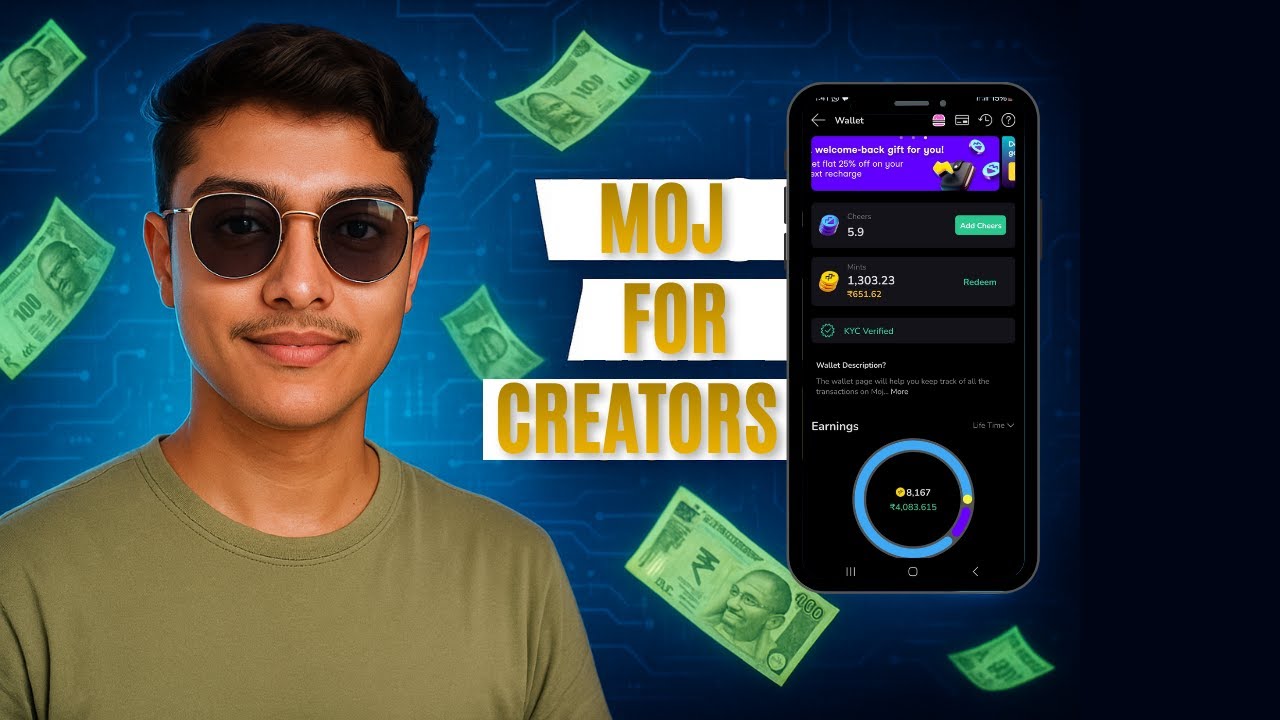 How I Earned 13,023 Mints on Moj 😲 | Moj App Earning for Creators | Dear Creators