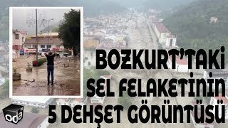 Kastamonu Bozkurt'taki Sel Felaketinin 5 Dehşet Görüntüsü