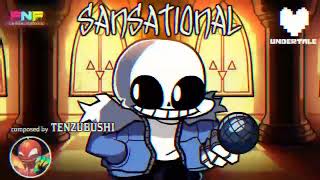 FNF INDIE CROSS - SANSATIONAL - 1 HOUR VERSION composed by TENZUBUSHI