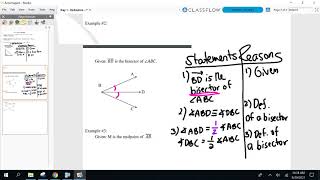 Geometry AB Sept 29th - Unit 1 Day 1 - Deductive Reasoning
