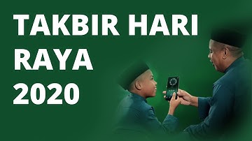 Eid takbir, Takbir Raya 2020
