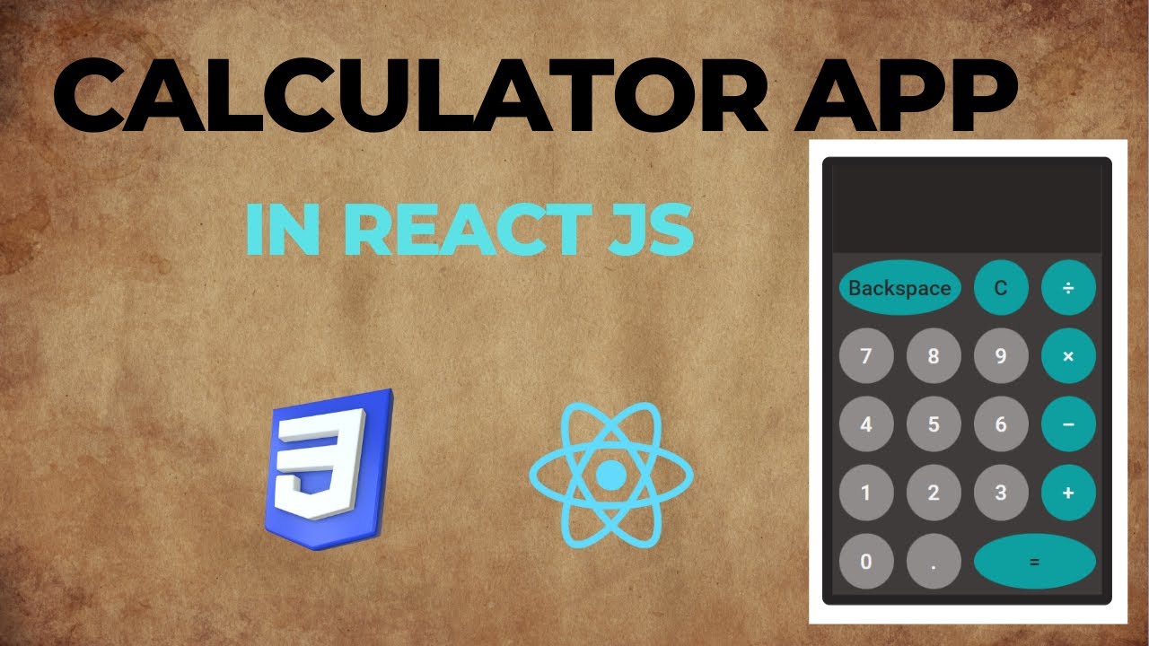 How To Build Calculator App In ReactJs | Simple Calculator App Tutorial ...
