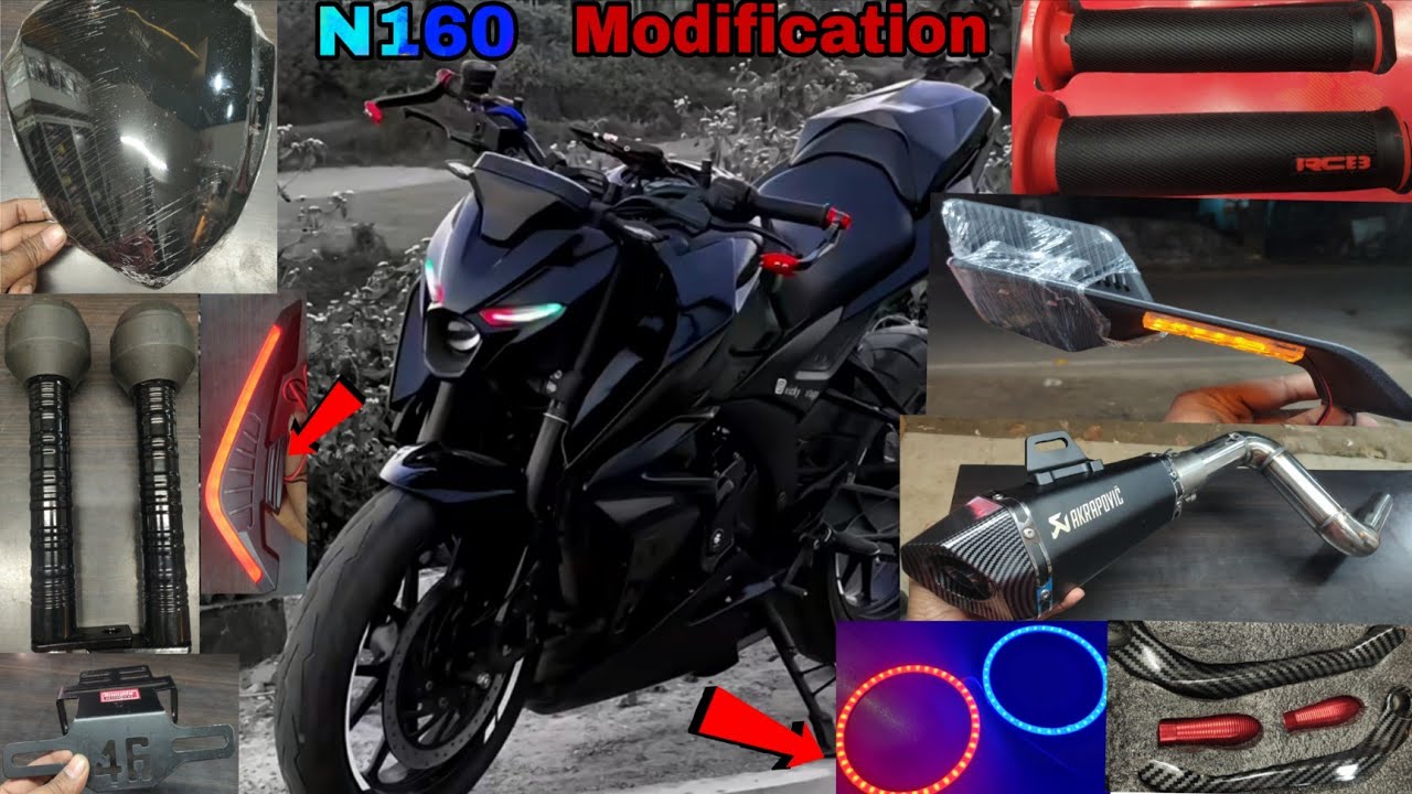 Pulsar n160 all accessories 2026| full modification accessories available| new accessories 