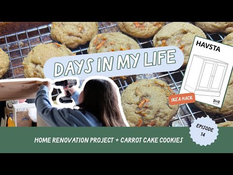 IKEA HAVSTA Hack & Carrot Cake Cookies | Home Renovation | ep. 14