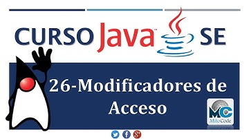 Tutorial Java SE - 26 Modificadores de Acceso