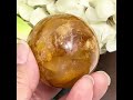 Golden Healer Quartz Sphere Healing Crystal Ball 157g 47mm