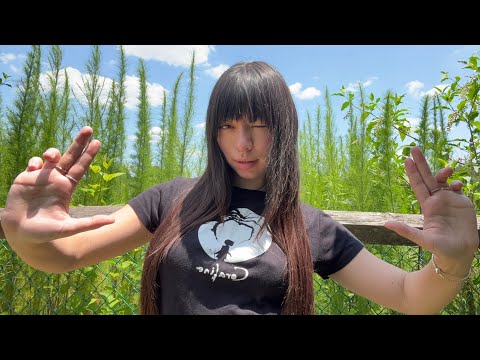 ASMR Outside | Exploring Triggers I Like (Visuals, Bubble Wrap, Keyboard Typing)