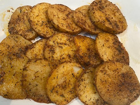 Crispy Oven Baked Potato Slices Recipe
