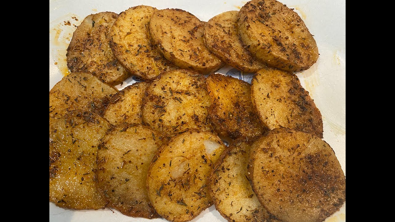 Crispy Oven Baked Potato Slices Recipe
