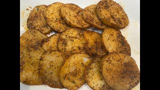 Crispy Oven Baked Potato Slices Recipe