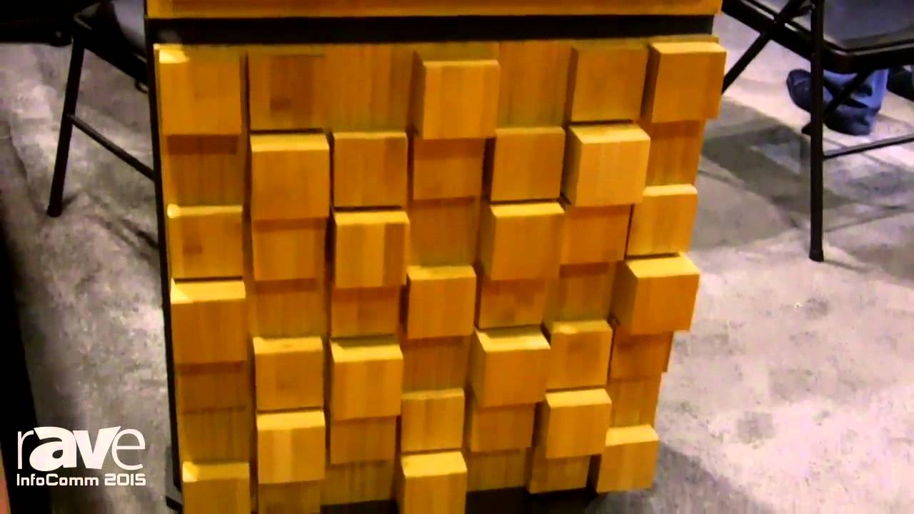 InfoComm 2015  Auralex Acoustics Gives rAVe Details About The Sustain Series Bamboo Sound Diffusors