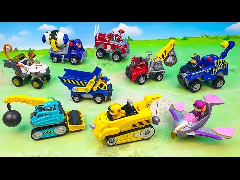 Paw Patrol Marshall and Chase battle the stone golem. Rubble & Crew rescue the city | Nickelodeon