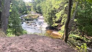 Middle falls L’anse  michigan falls river